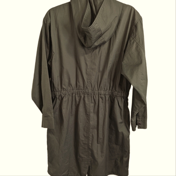 ATM Hooded Utility Military Green Jacket... Size.. Small - Picture 1 of 8